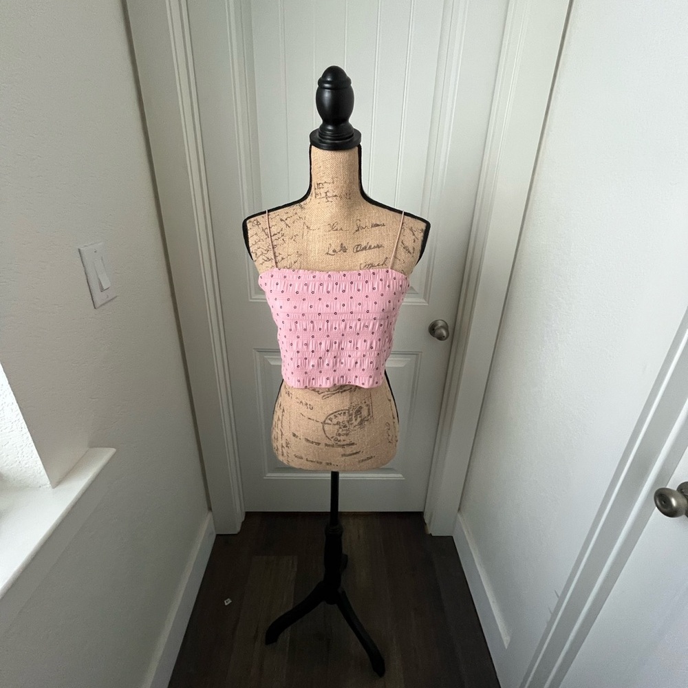 La Hearts Pink Tank Top